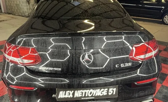 nettoyage intérieur et extérieur d'un véhicule Mercedes C63S à Reims, Reims, Alex Nettoyage 51