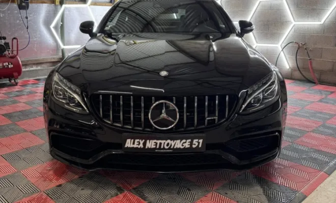 nettoyage intérieur et extérieur d'un véhicule Mercedes C63S à Reims, Reims, Alex Nettoyage 51