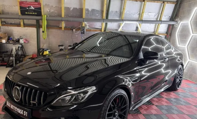 nettoyage intérieur et extérieur d'un véhicule Mercedes C63S à Reims, Reims, Alex Nettoyage 51